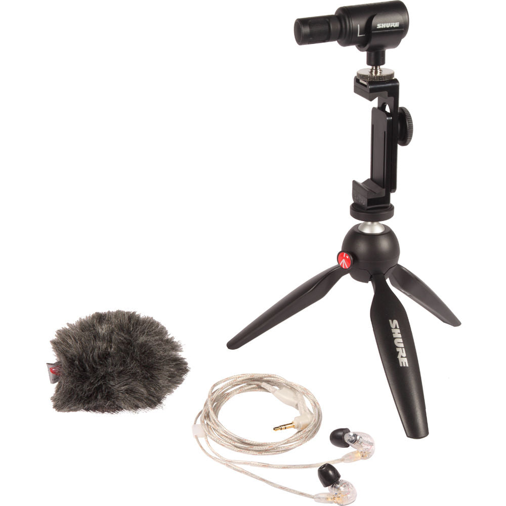 Shure MV88+ 215-CL High Quality Portable Videography Bundle for Smartphones Open Box