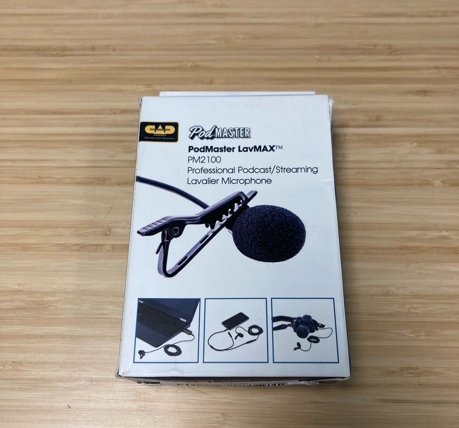 CAD PM2100 PodMaster LavMAX Omnidirectional Lavalier Microphone