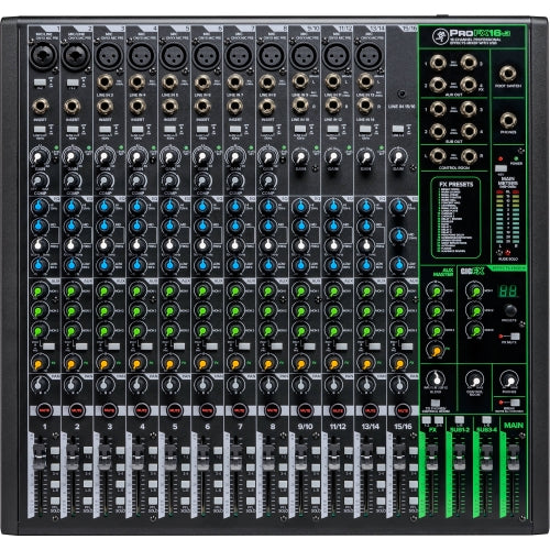 Mackie ProFX16v3 16 Channel Sound Reinforcement Mixer w/ Built-In Effects Open Box