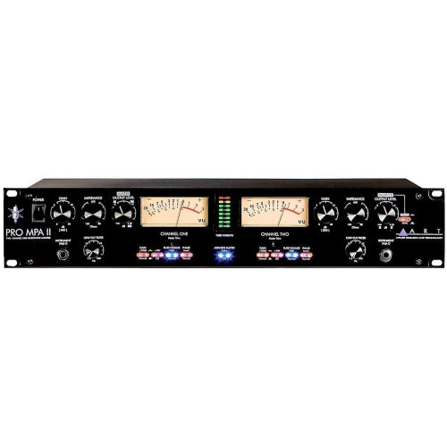 ART Pro Audio MPA II 2-Channel Tube Microphone PreAmp Mic Pre Amp PROMPAII Open Box