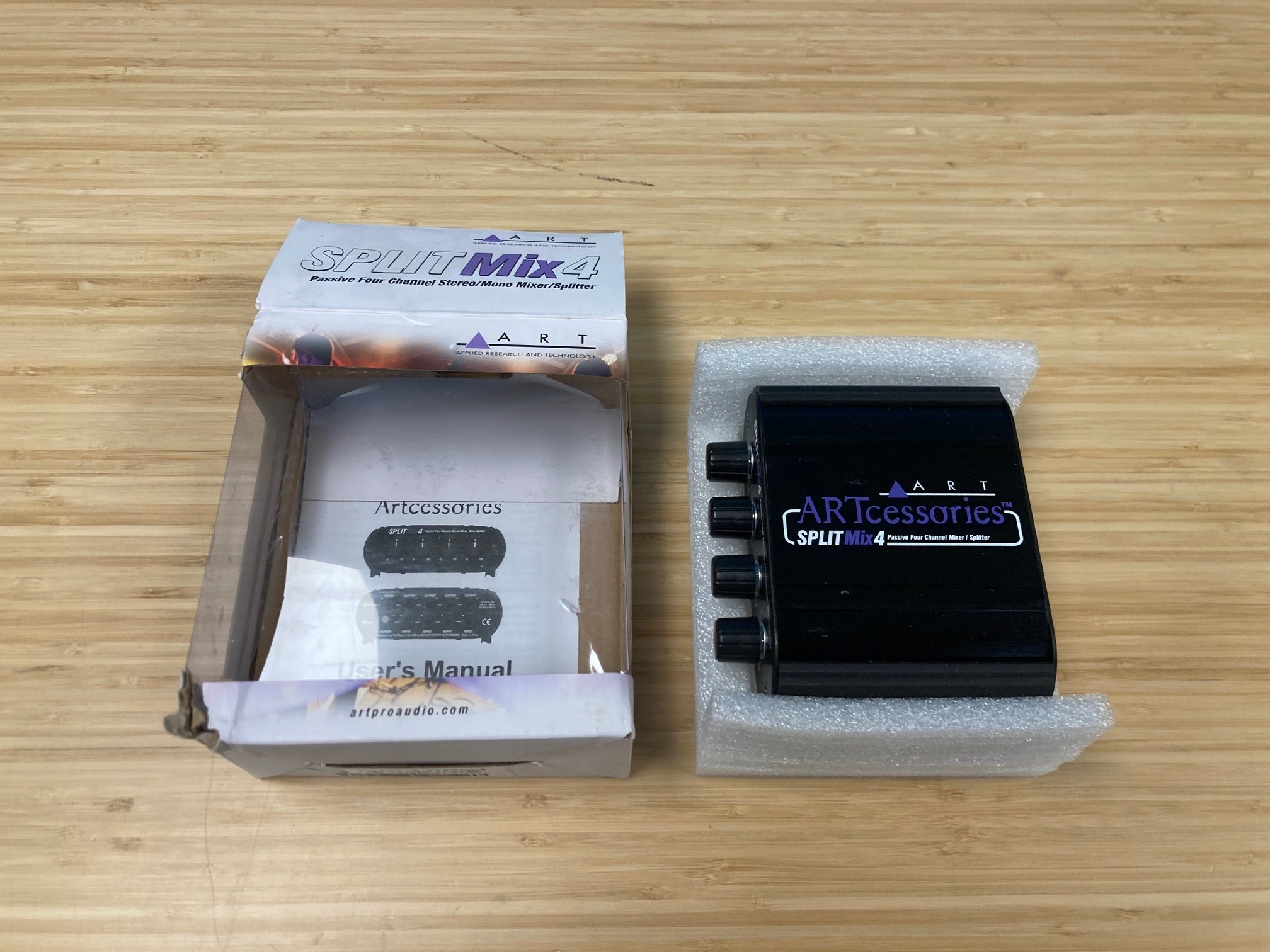 ART SPLITMix4 4-Channel Passive Splitter/Mixer for Live Sound Applications