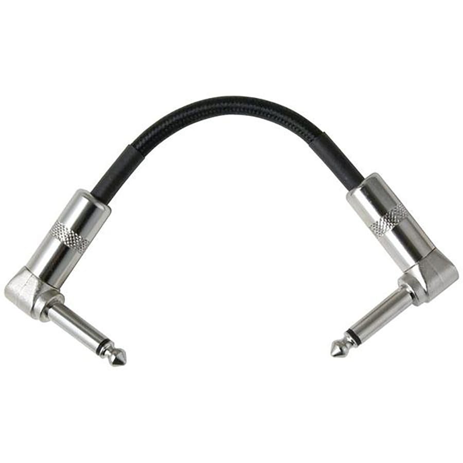 Strukture 6 Right Angle 1/4 Guitar Pedal Instrument Jumper Patch Cable