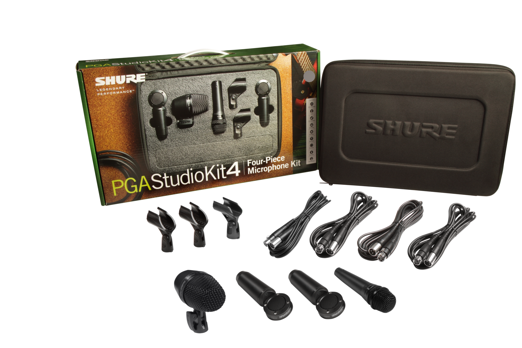 Shure PGA-STUDIOKIT4 4-Piece Studio Microphone Kit