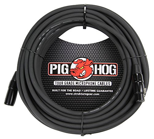 Pig Hog 50' High Performance Tour Grade 8mm XLR Microphone Cable