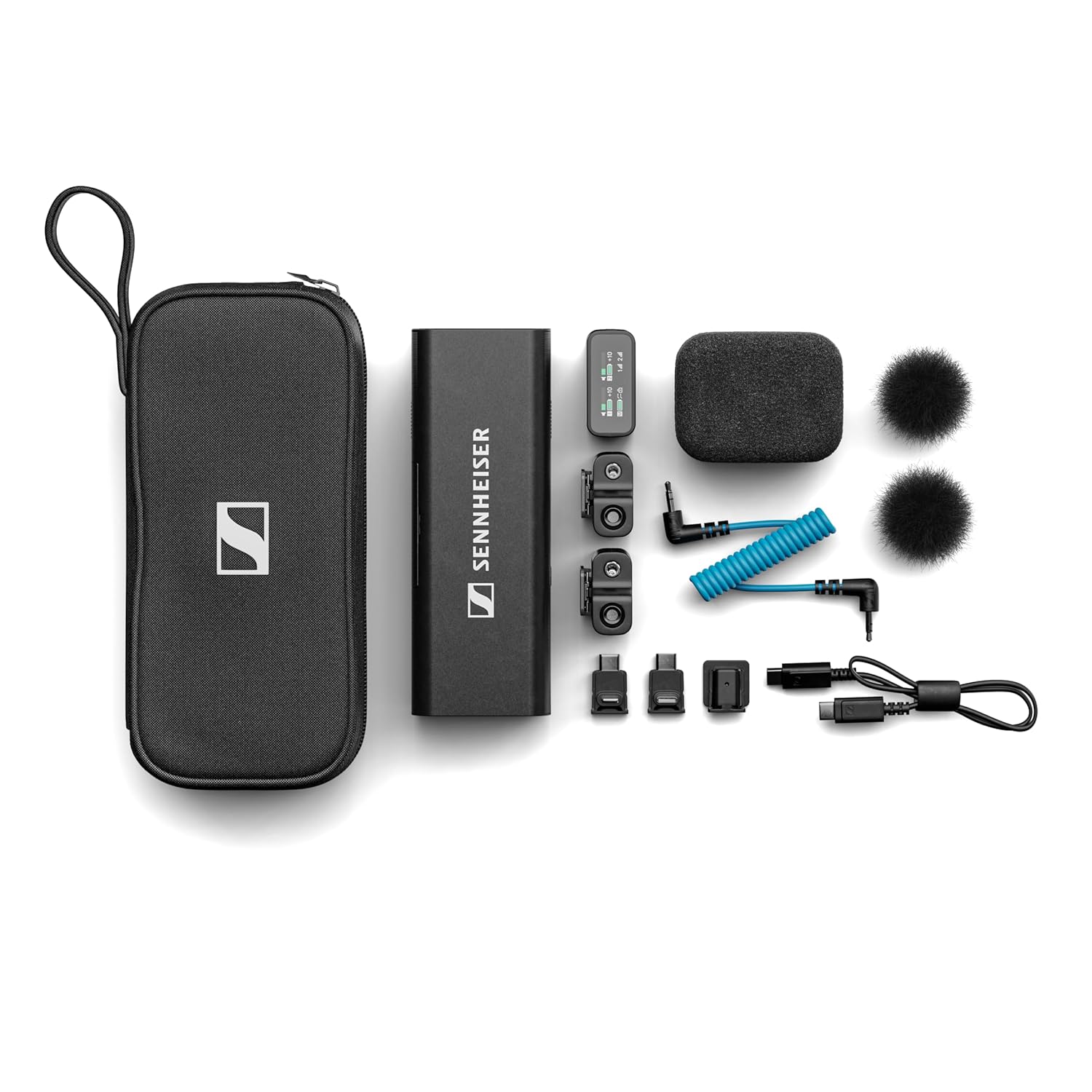 Sennheiser PROFILE WIRELESS 2-CHANNEL SET 2-Person Clip-On Wireless Microphone System/Recorder for Camera & Smartphone (2.4 GHz)