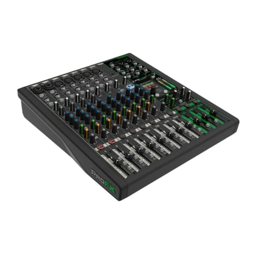 Mackie ProFX12v3+ 12-Channel Analog Mixer With Enhanced FX, USB Recording Modes and Bluetooth