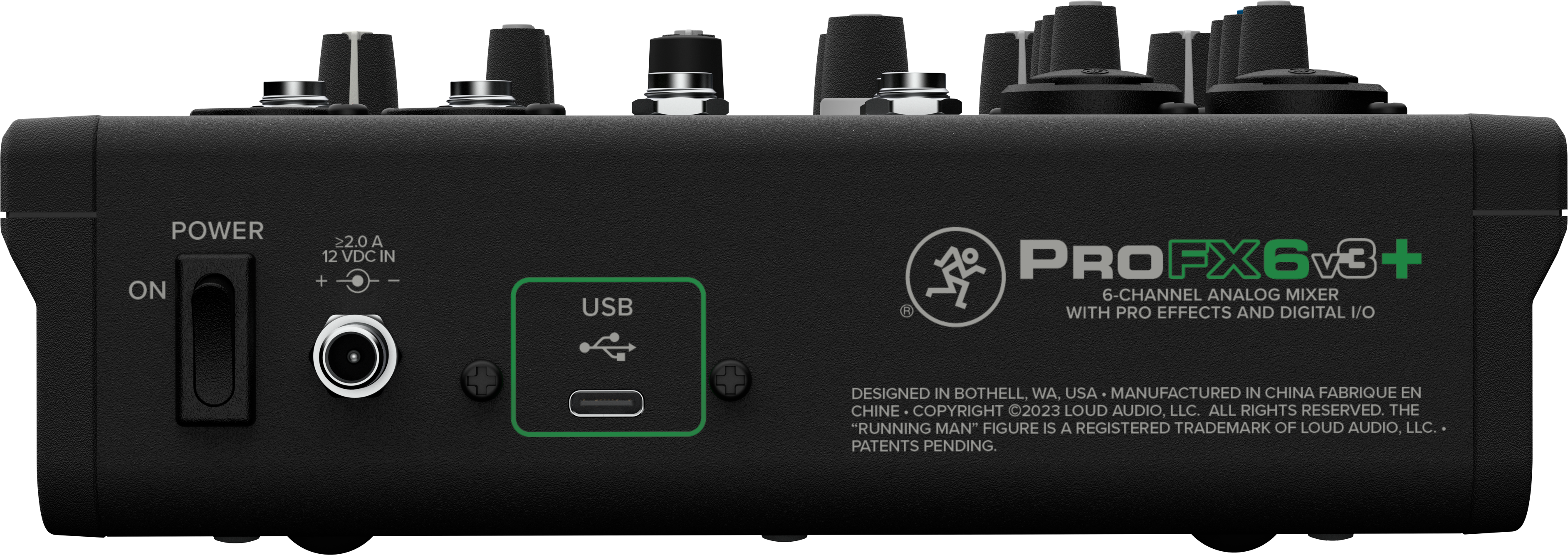 Mackie ProFX6v3+ 6-Channel Analog Mixer With Enhanced FX, USB Recording Modes and Bluetooth