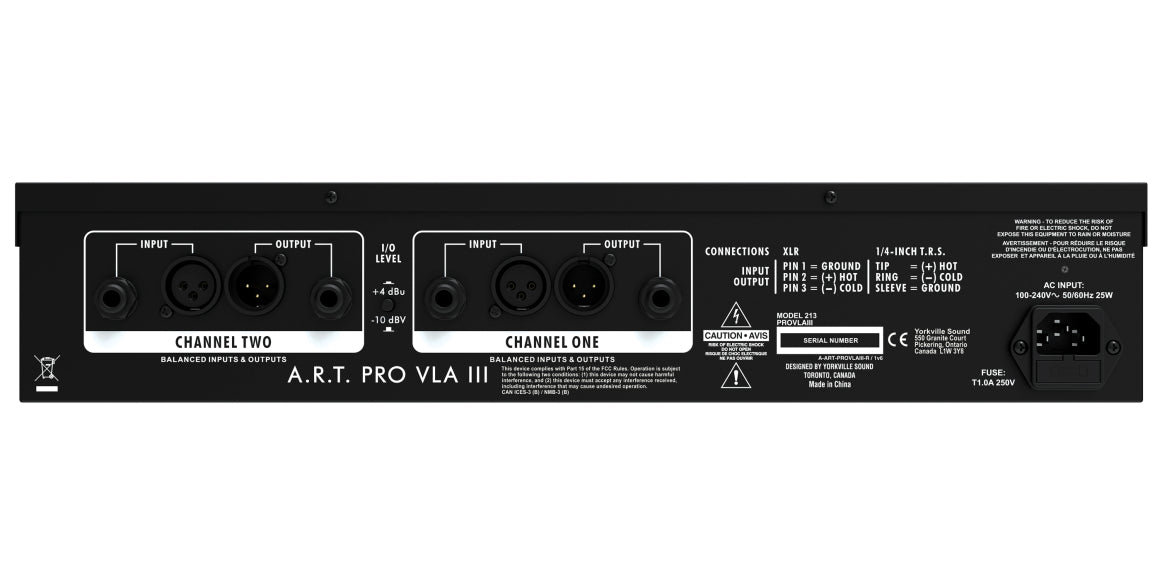 ART PROVLAIII Multivoice Tube / Opto Compressor