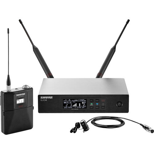 Shure QLXD14/85-G50 Wireless System with WL185 Lavalier Microphone (G50: 470 to 534 MHz)