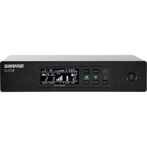 Shure QLXD14-G50 Wireless System with Bodypack and WA305 Instrument Cable - G50 Band
