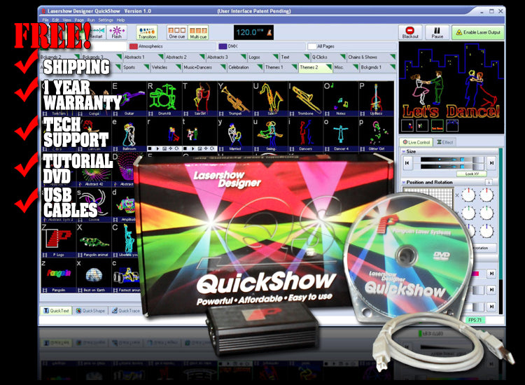 ProX Pangolin QUICKSHOWFB3 Laser Light Controller