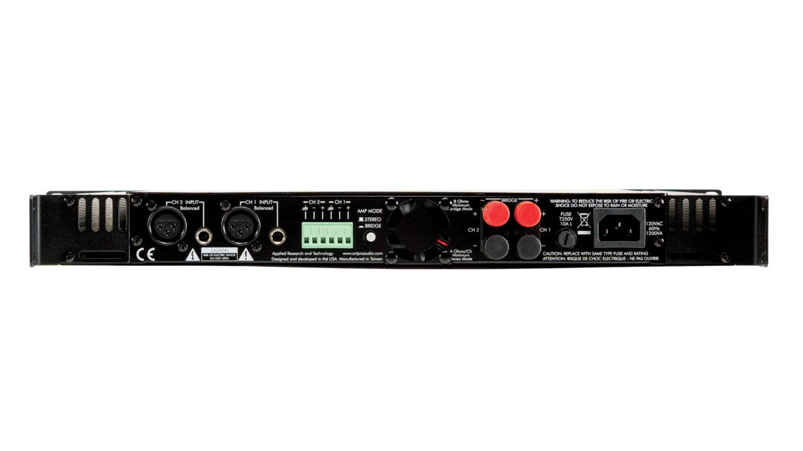 ART SLA2 2-Channel Rackmount Power Amplifier (200W Per Channel at 8 Ohms)