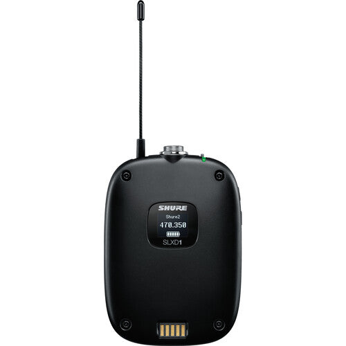Shure SLXD14/93-H55 Wireless System with SLXD1 Bodypack Transmitter and WL93 Lavalier Microphone