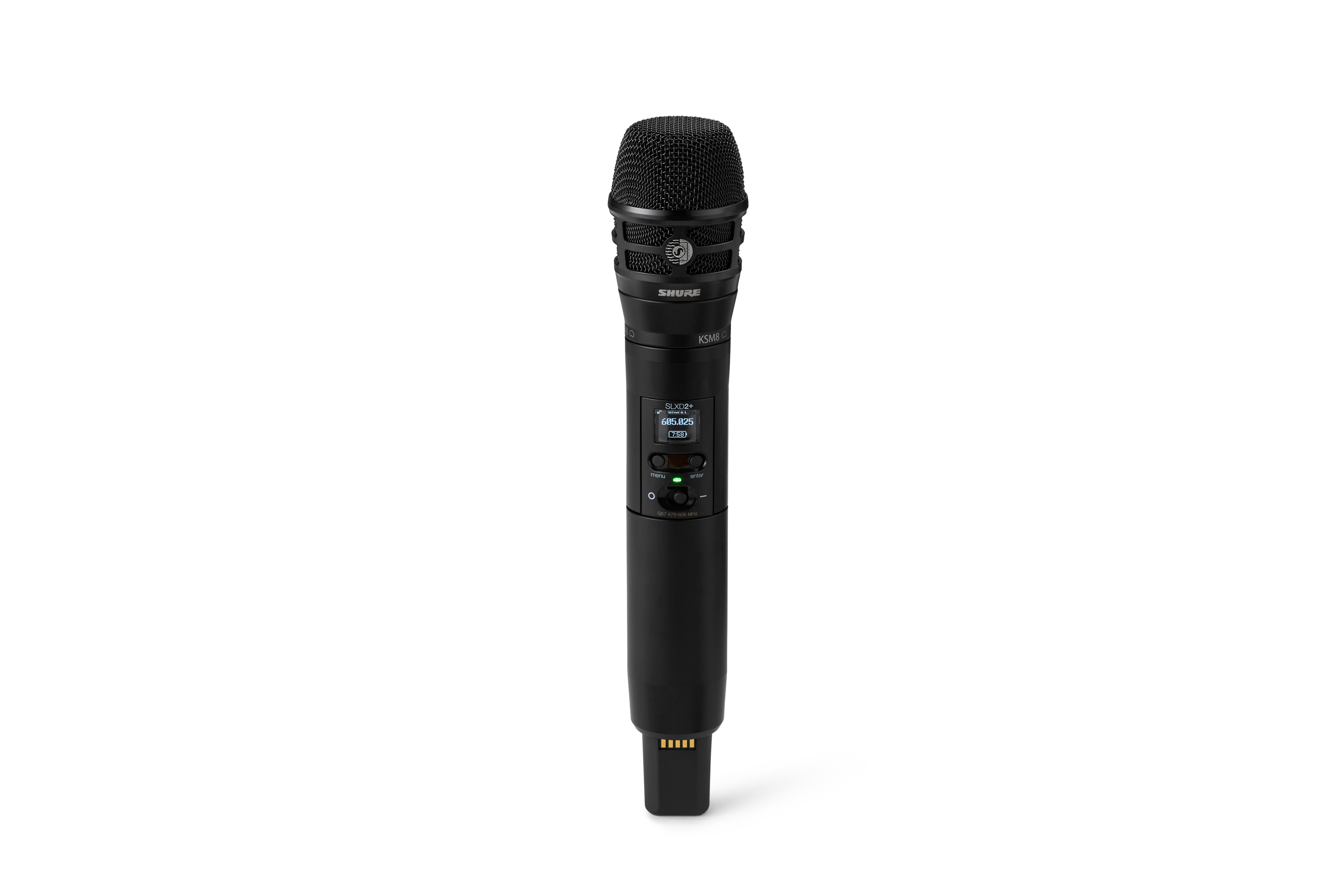 Shure SLXD2+/K8B-G57 Digital Handheld Transmitter with KSM8B Microphone Cartridge