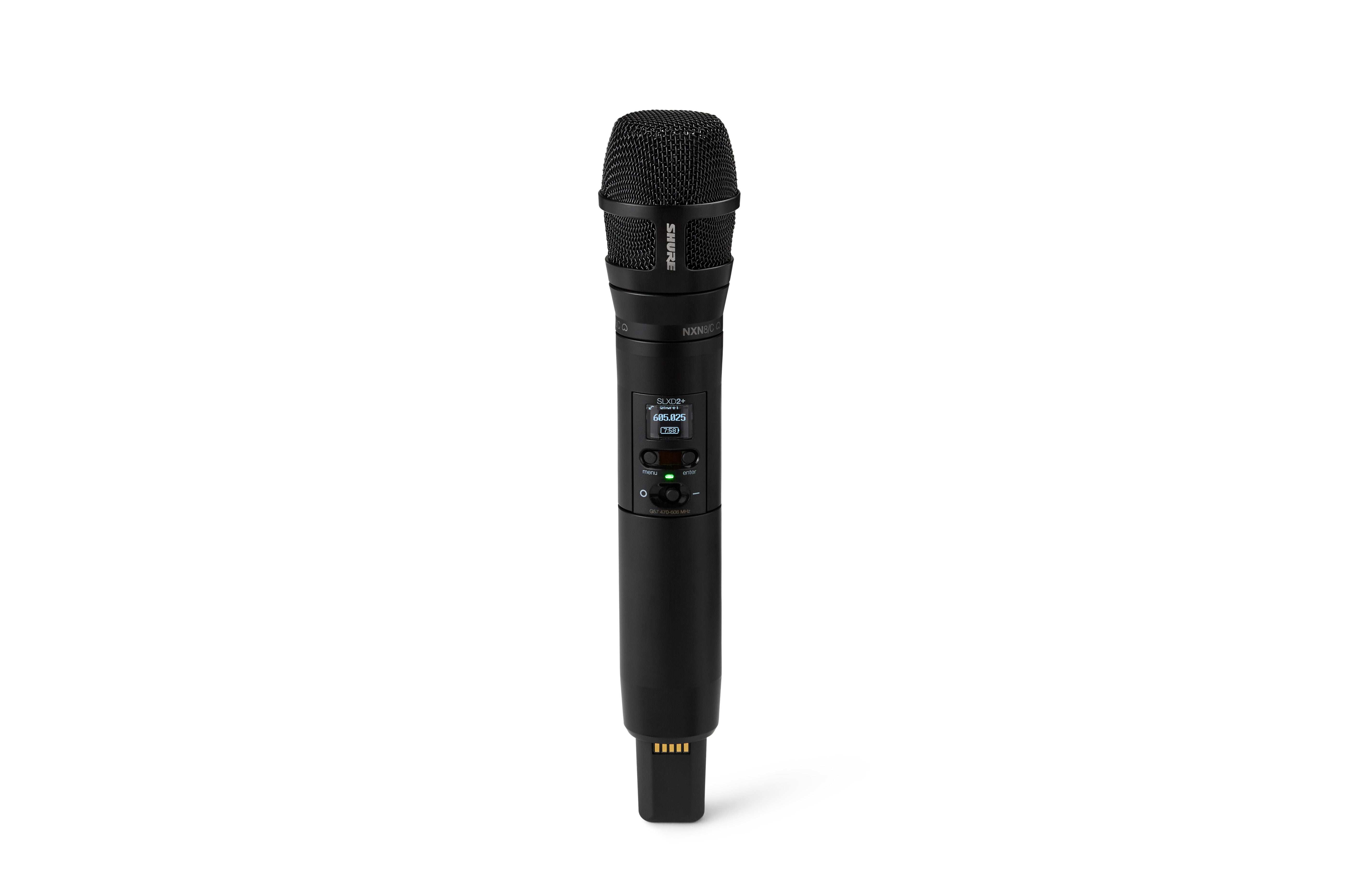 Shure SLXD2+/N8C-G57 Digital Handheld Transmitter with Nexadyne 8/C Microphone Cartridge