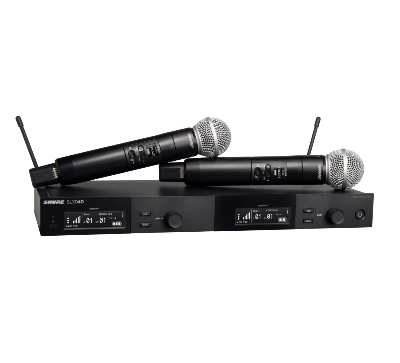 Shure SLXD24D/SM58 Dual-Channel Wireless System