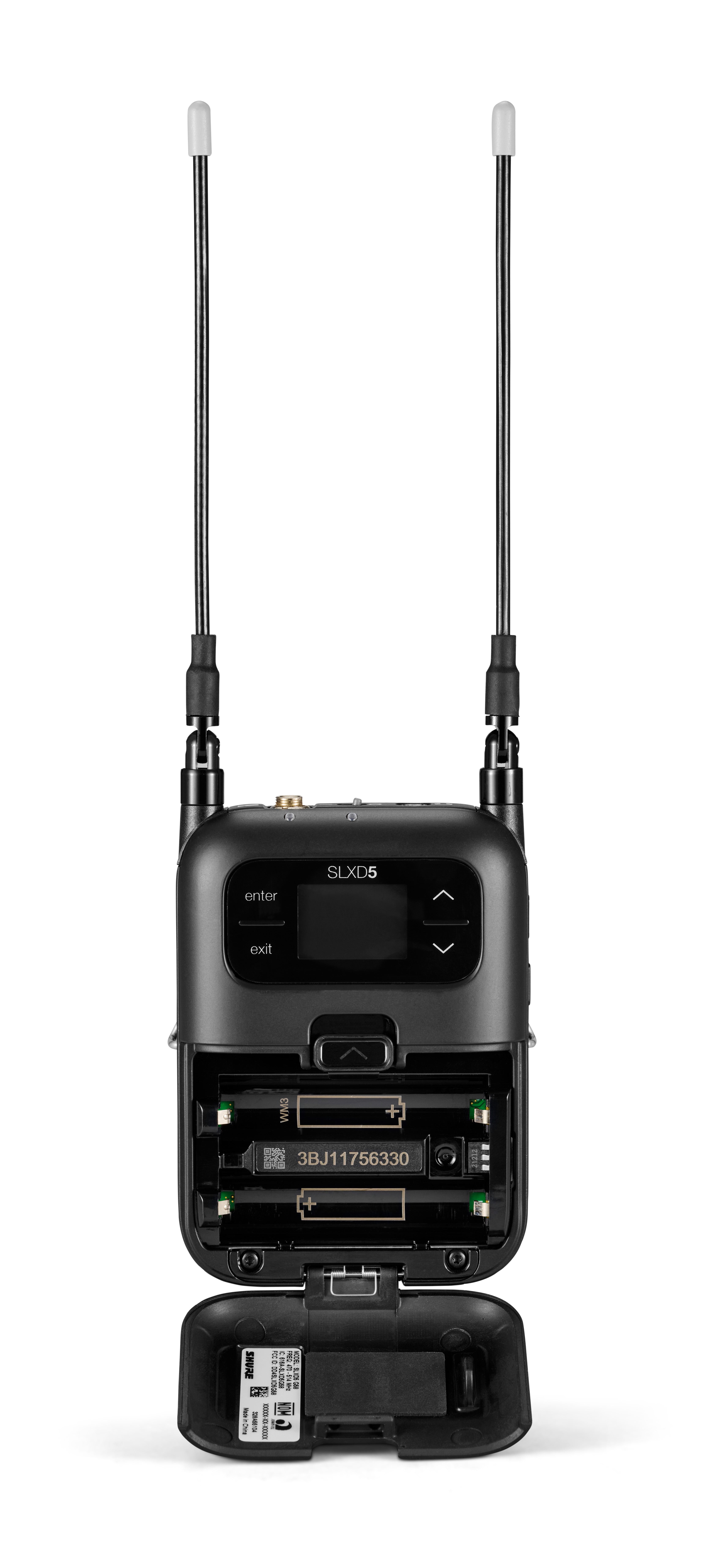 Shure SLXD5 Single-Channel Portable Digital Wireless Receiver (G58 Frequency Band 470 - 514MHZ)