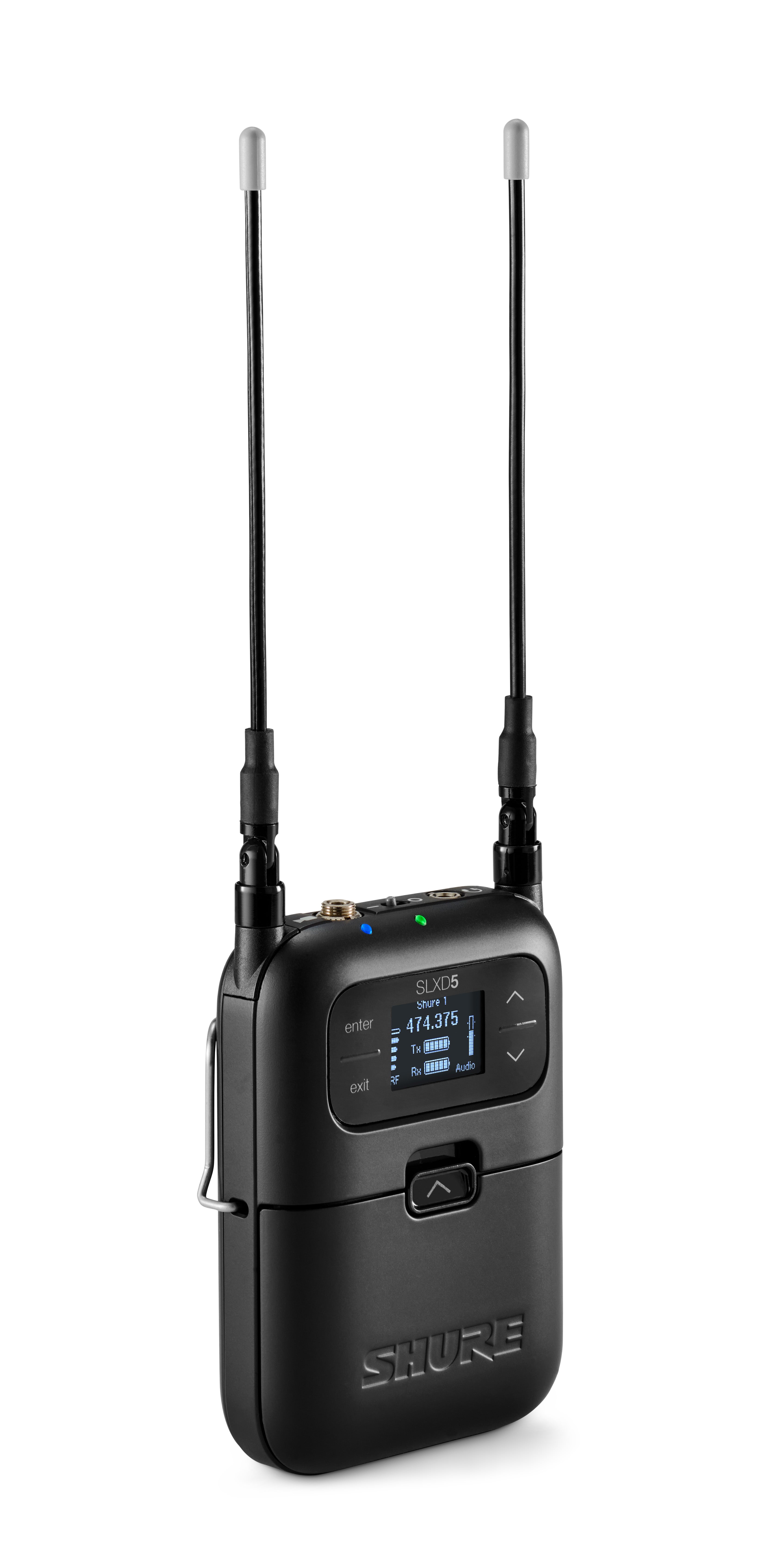 Shure SLXD5 Single-Channel Portable Digital Wireless Receiver (J52 Frequency Band 558 - 616 MHZ)