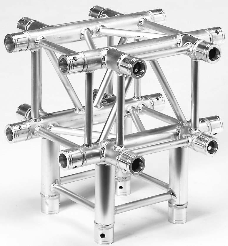 Global Truss Sq-4134 - 1.64Ft (0.5M) 5-Way T-Junction - 11 7/16