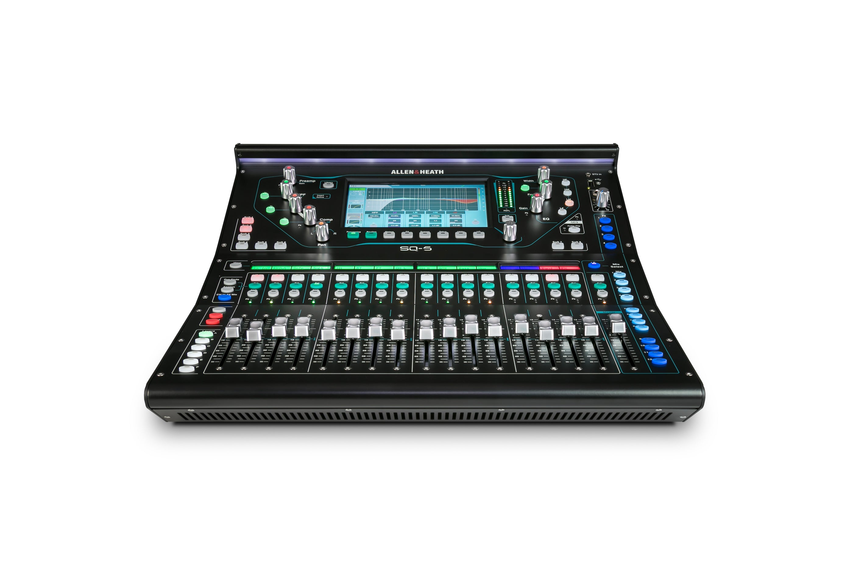 Allen & Heath SQ-5 48-Channel / 36-Bus Digital Mixer with 16+1 Motorized Faders