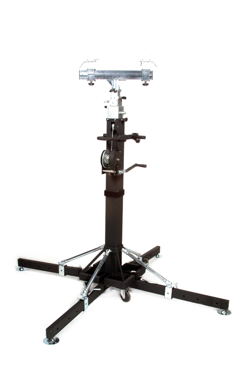 Global Truss St-180 - 18Ft Heavy Duty Tower Lifter Crank Stand W/Outriggers