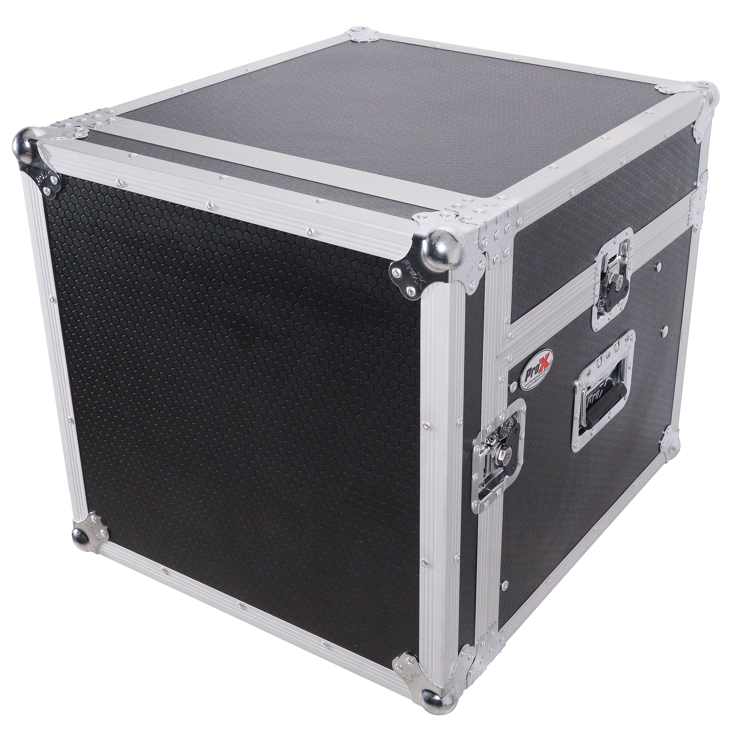 ProX T-6MRSS MK2 6U Vertical Rack and 10U Top Adjustable Angle Slant Mixer