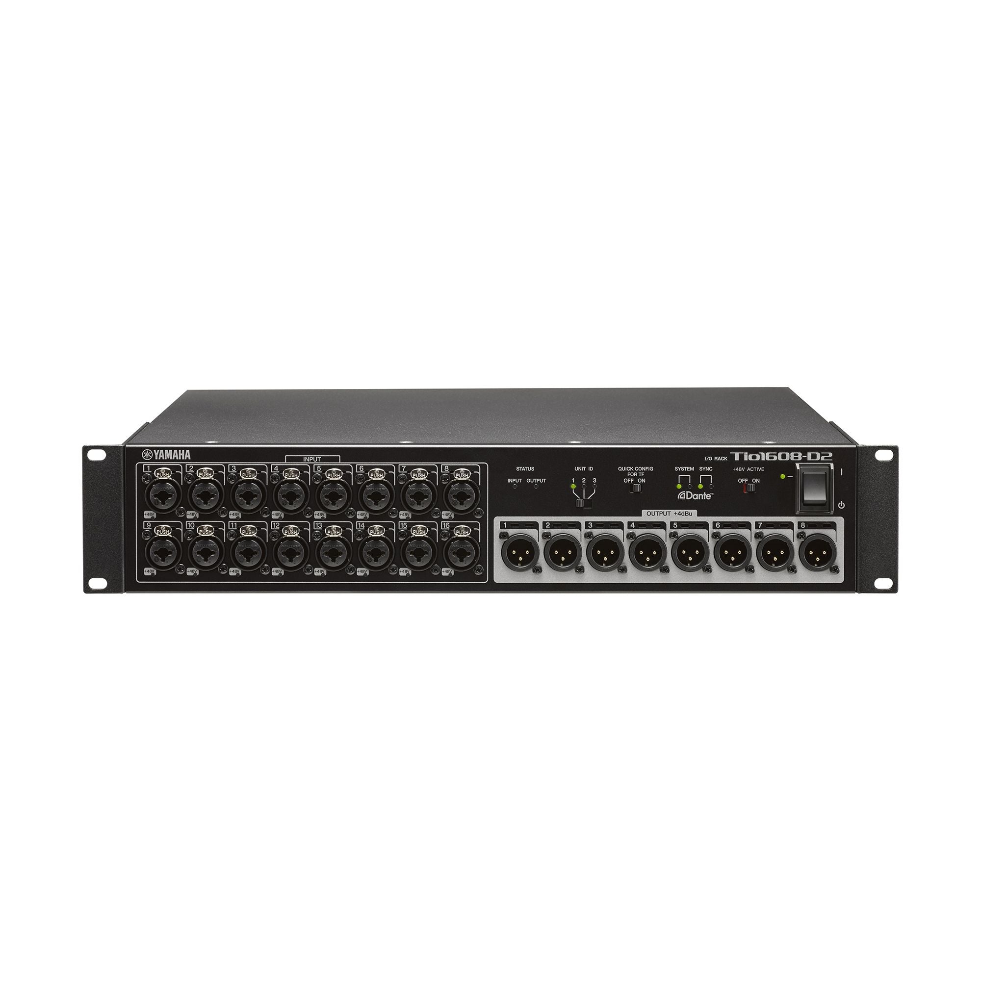 Yamaha TIO1608-D2 Dante-Equipped I/O Rack