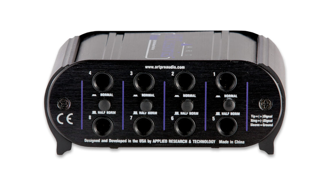 ART TPATCH 8-Channel Balanced 1/4 TRS Patch Bay