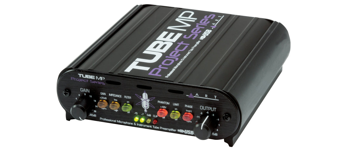 ART TUBEMPUSBU Tube MP Project Series Single-Channel USB-B Audio Interface and Tube Preamp