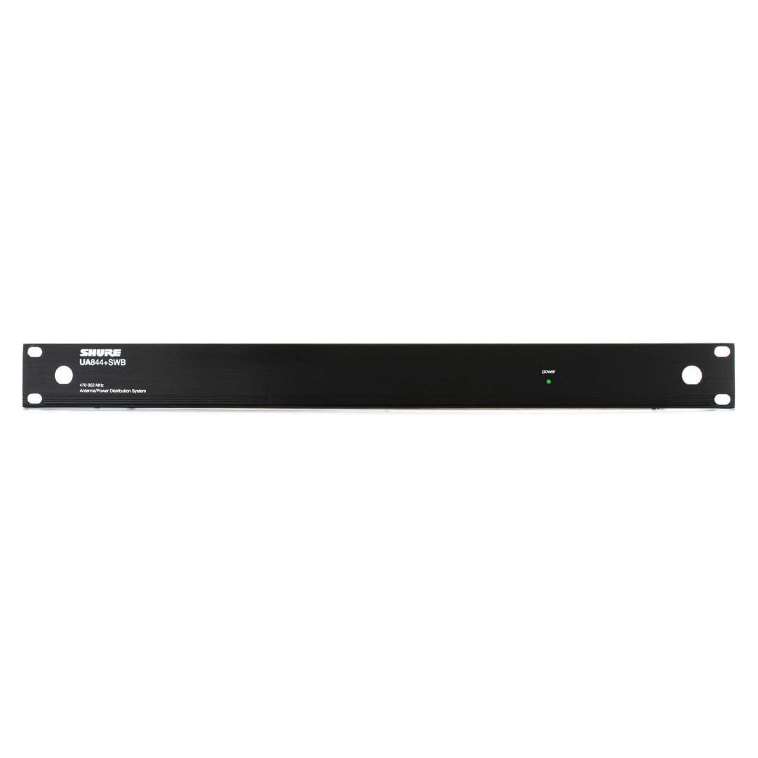Shure UA844+SWB/LC Wideband Antenna Distribution System & No Antenna Cables (470 to 960 MHz)