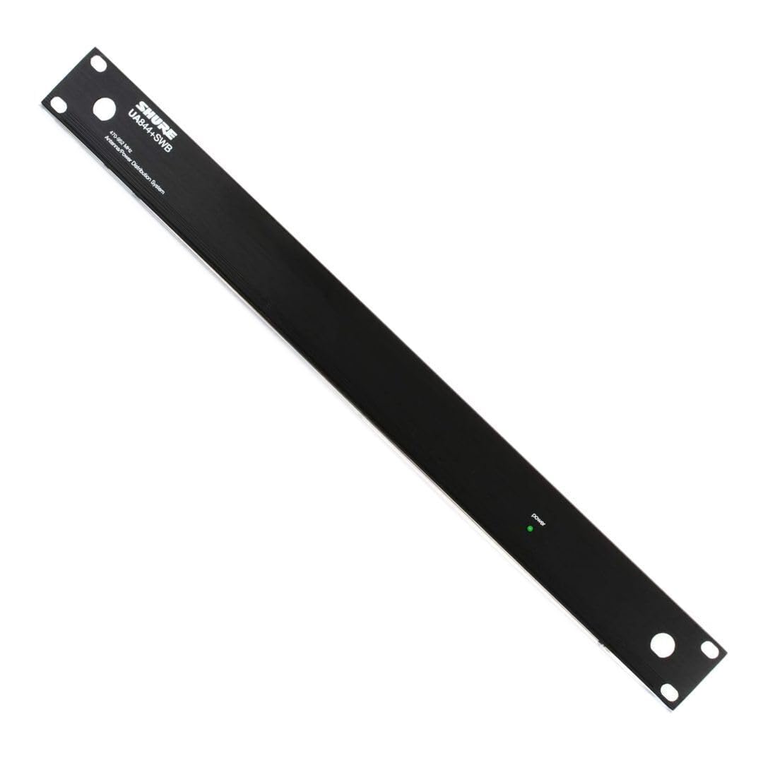 Shure UA844+SWB/LC Wideband Antenna Distribution System & No Antenna Cables (470 to 960 MHz)