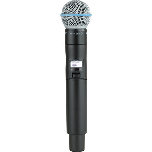 Shure ULXD2/B58-G50 Digital Handheld Transmitter with Beta 58A Capsule