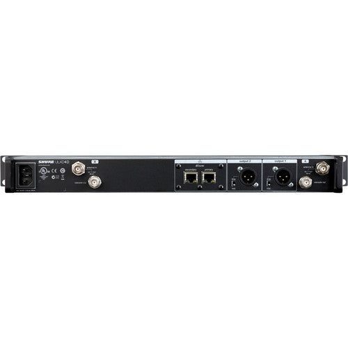 Shure ULXD4D Dual-Channel Digital Wireless Receiver (G50 Frequency Band: 470-534 MHz)