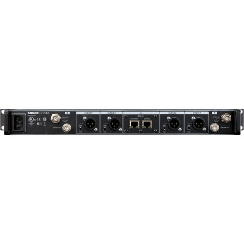 Shure ULXD4Q Quad-Channel Digital Wireless Receiver (G50 Frequency Band: 470 to 534 MHz)