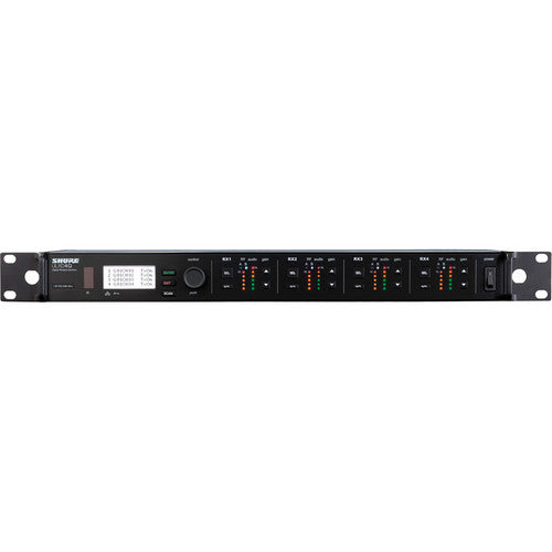 Shure ULXD4Q Quad-Channel Digital Wireless Receiver (G50 Frequency Band: 470 to 534 MHz)