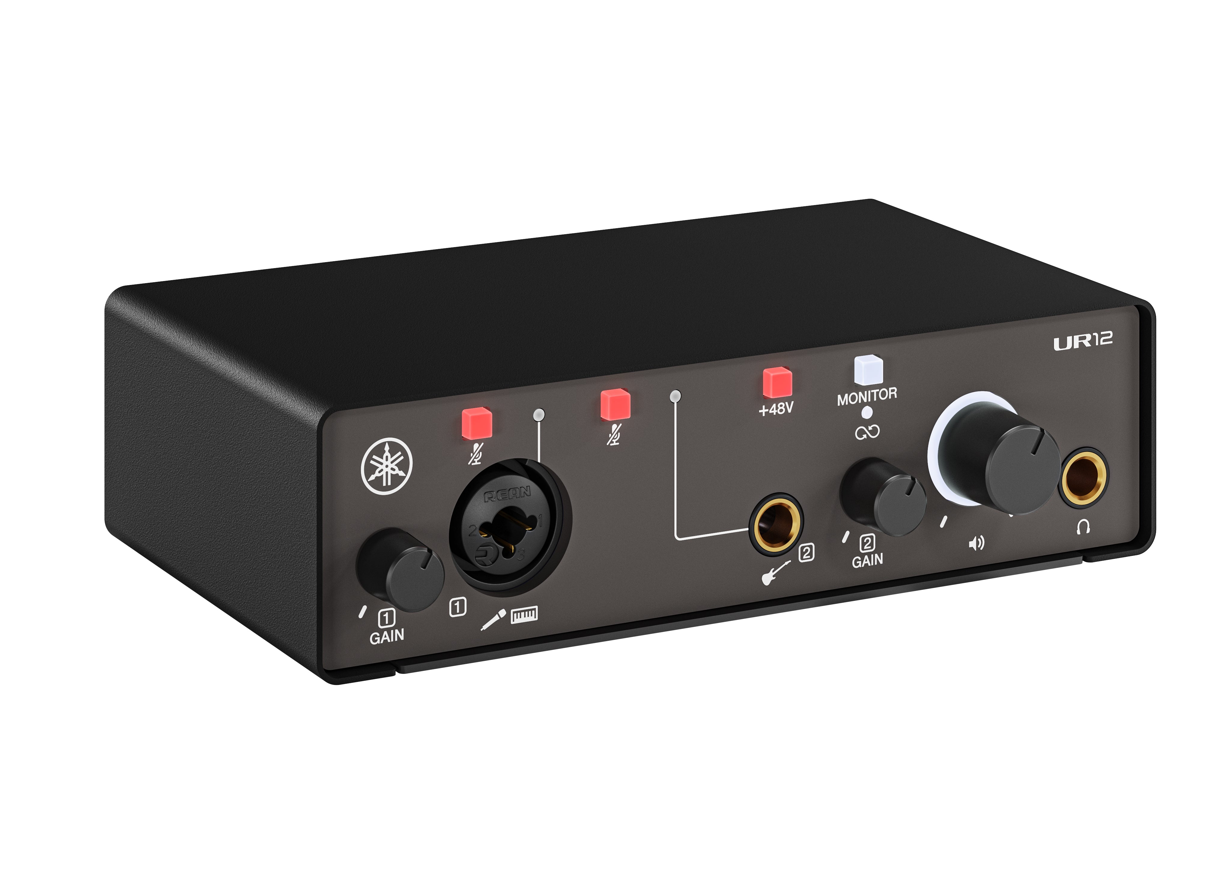 Yamaha UR12MK3 B 2 x 2 USB 2.0 Audio Interface with one mic preamp and 24-bit/192 kHz support