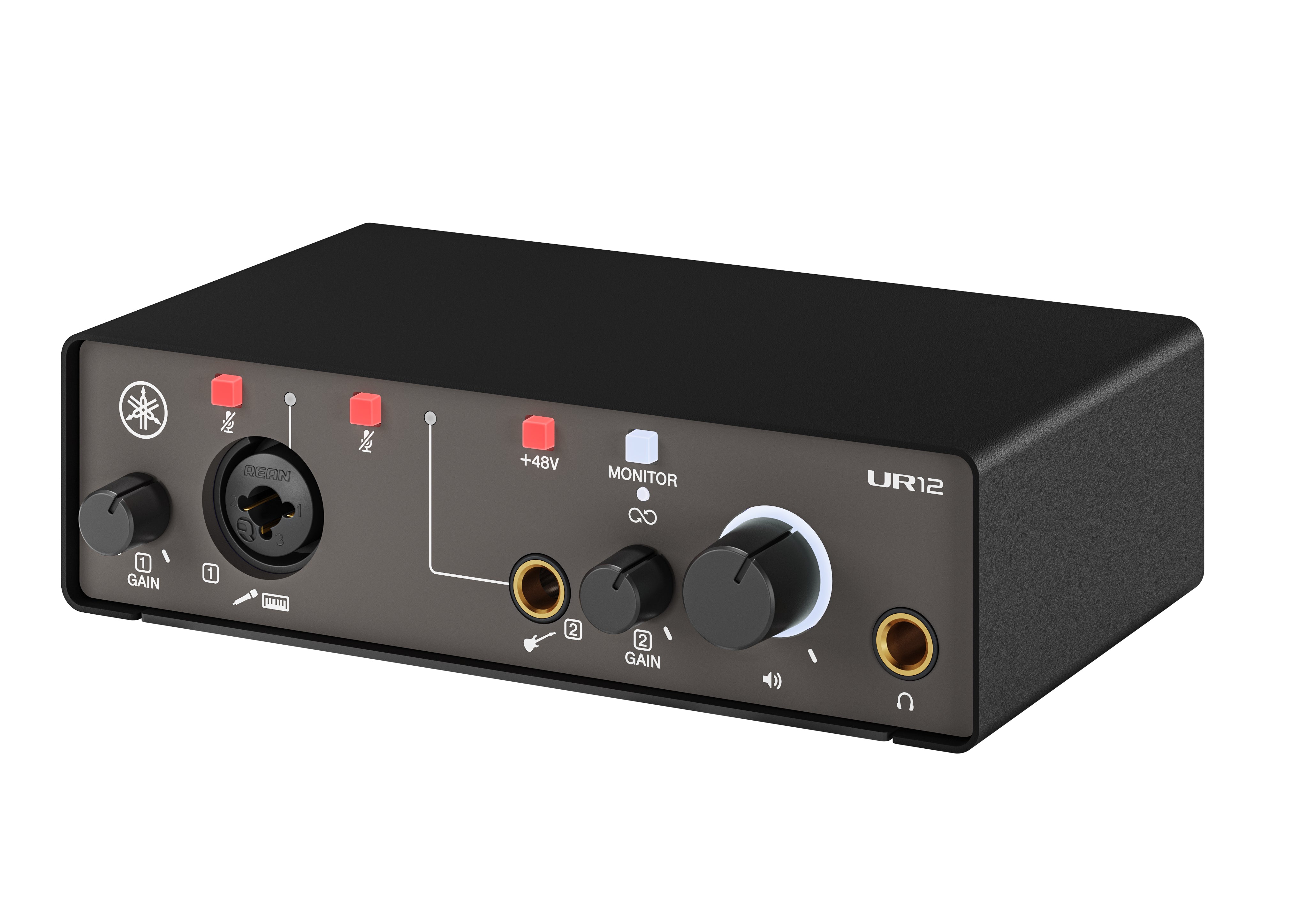 Yamaha UR12MK3 B 2 x 2 USB 2.0 Audio Interface with one mic preamp and 24-bit/192 kHz support
