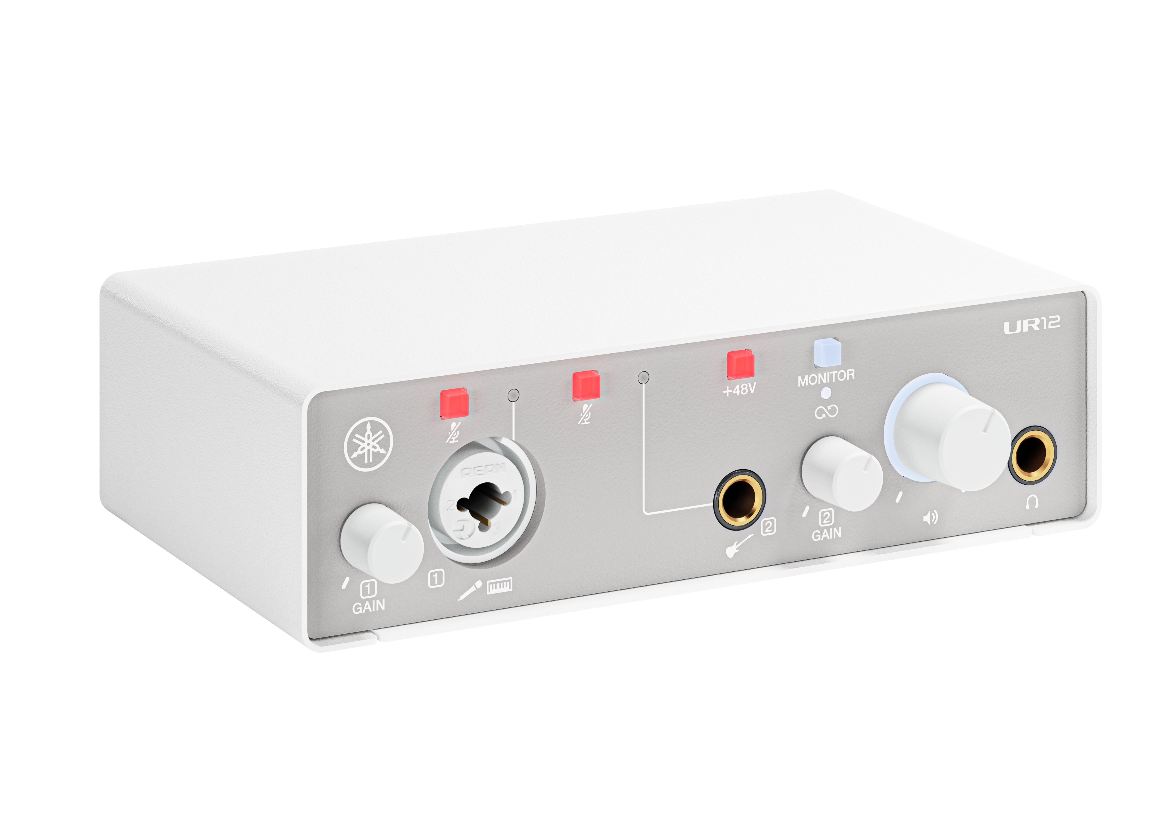 Yamaha UR12MK3 W 2 x 2 USB 2.0 Audio Interface with one mic preamp and 24-bit/192 kHz support