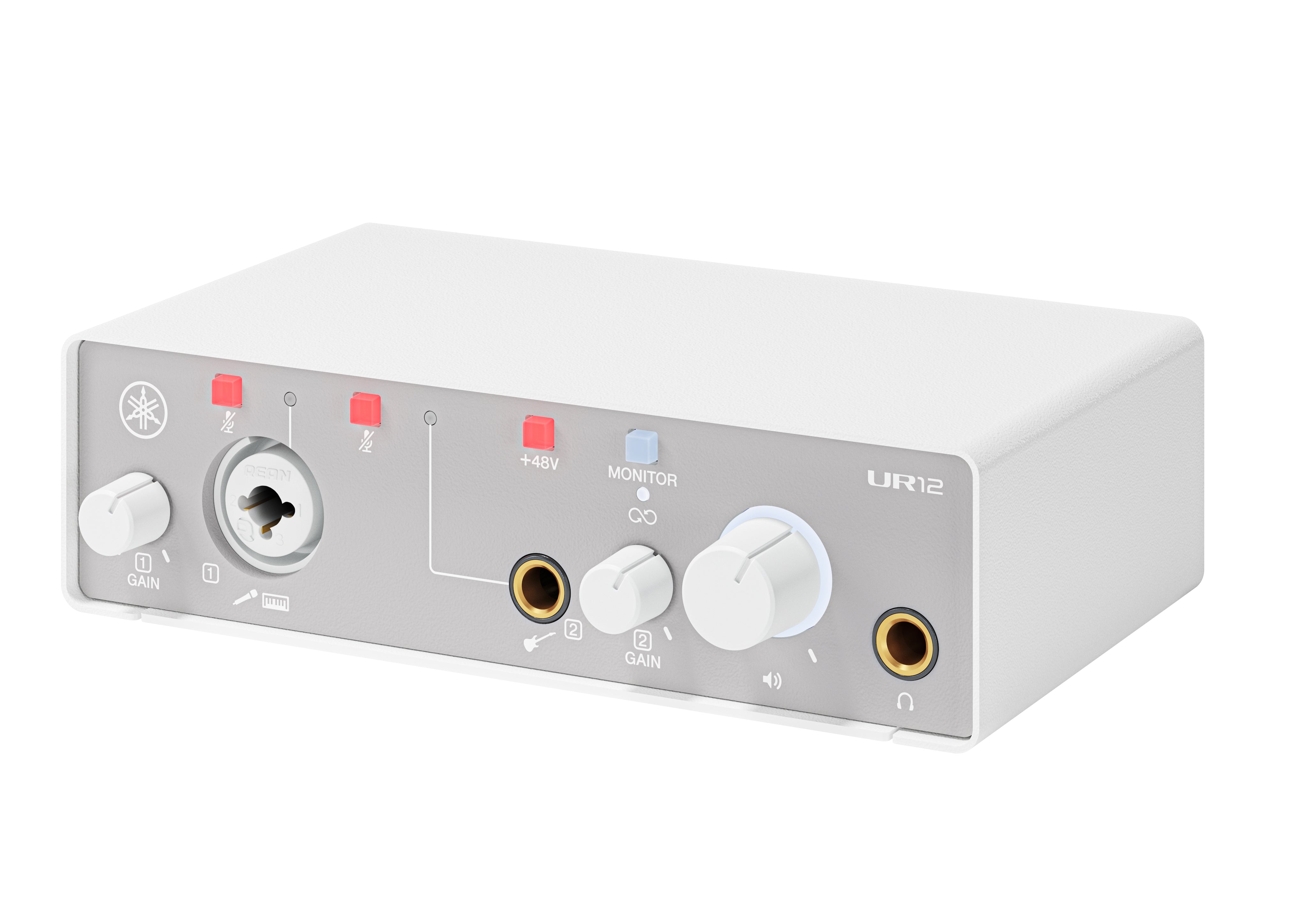 Yamaha UR12MK3 W 2 x 2 USB 2.0 Audio Interface with one mic preamp and 24-bit/192 kHz support