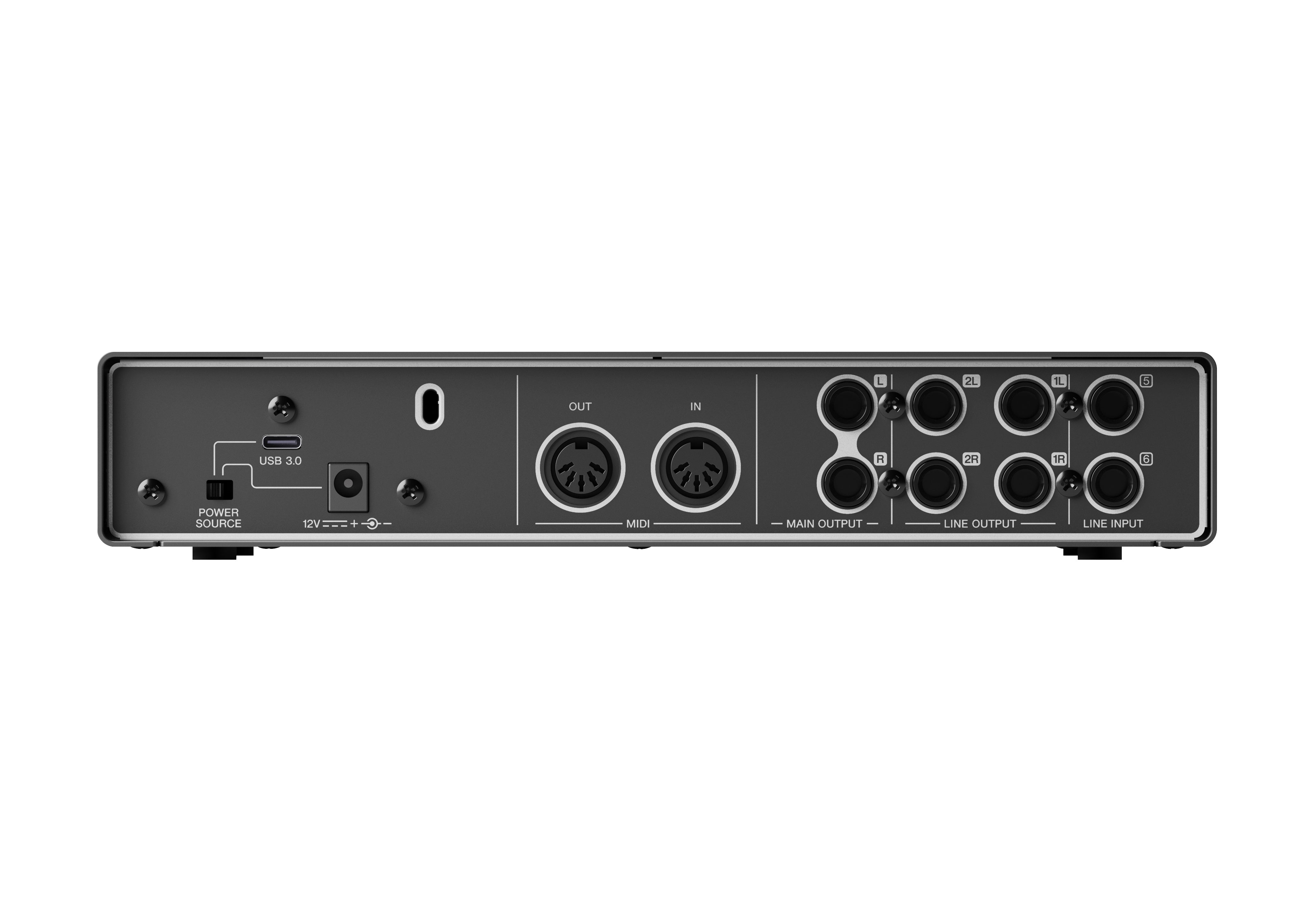 Yamaha URX44C 6-in/4-out USB-C Audio/MIDI Interface with 32-bit/192kHz support, 4 combo and 2 line inputs, DSP-powered mixing/effects for a seamless creative and streaming workflow