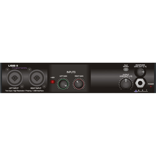 ART USB Pre II 2-Input / 4-Output USB Audio/MIDI Interface