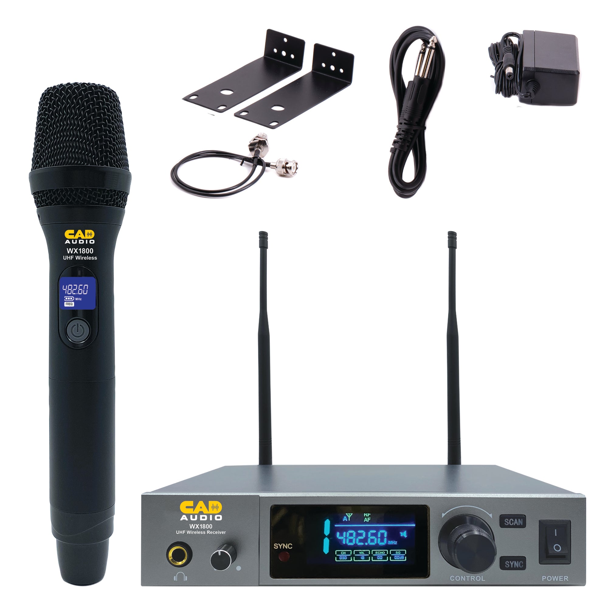 CAD WX1800HH UHF Wireless Handheld Microphone System - Frequency Agile