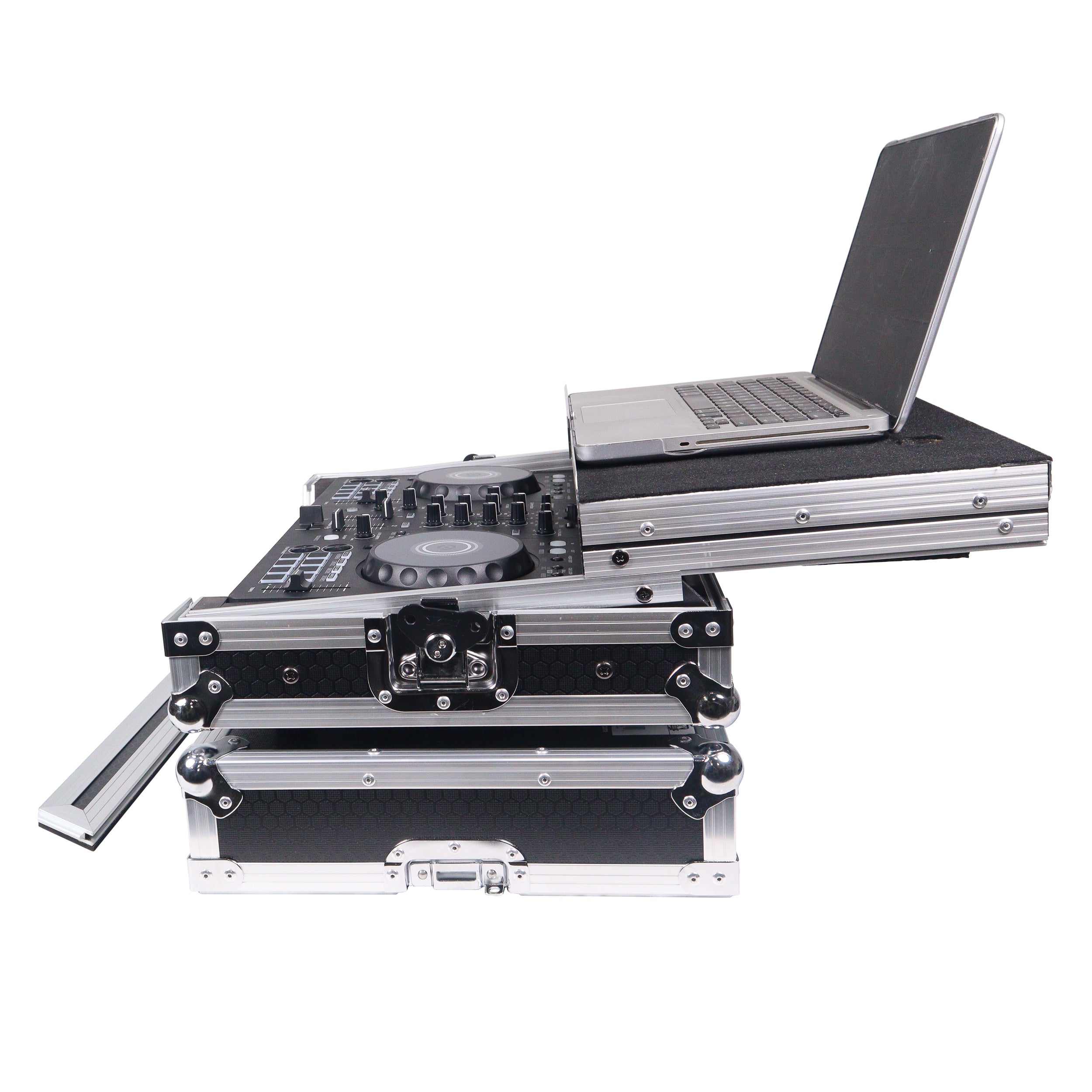 ProX Flight Road Case with Laptop Shelf for Pioneer DDJ-FLX4/DDJ-400/DDJ-SB3 Controlers