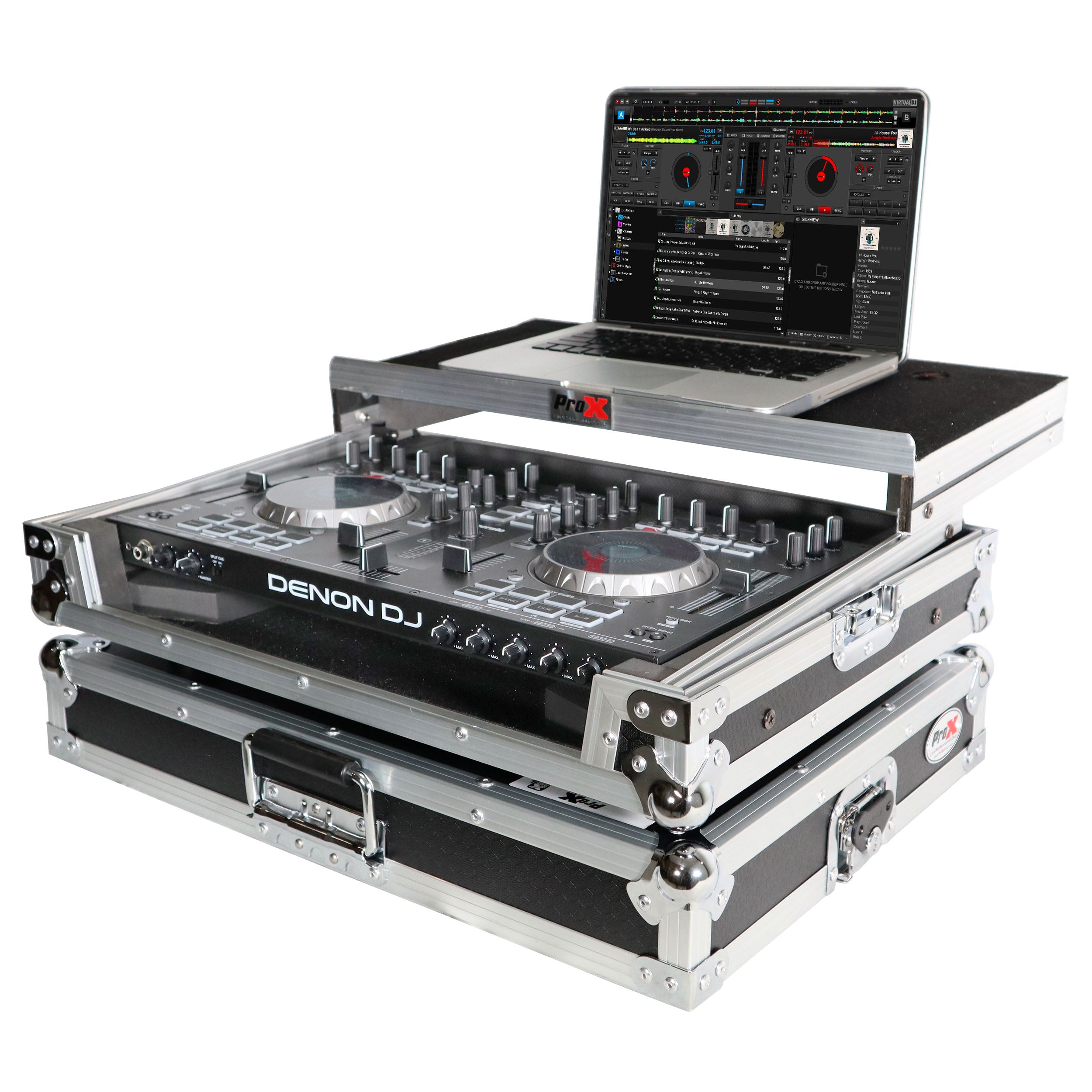 ProX X-DNMC4000LT Flight Case for Denon MC4000 Digital Controller