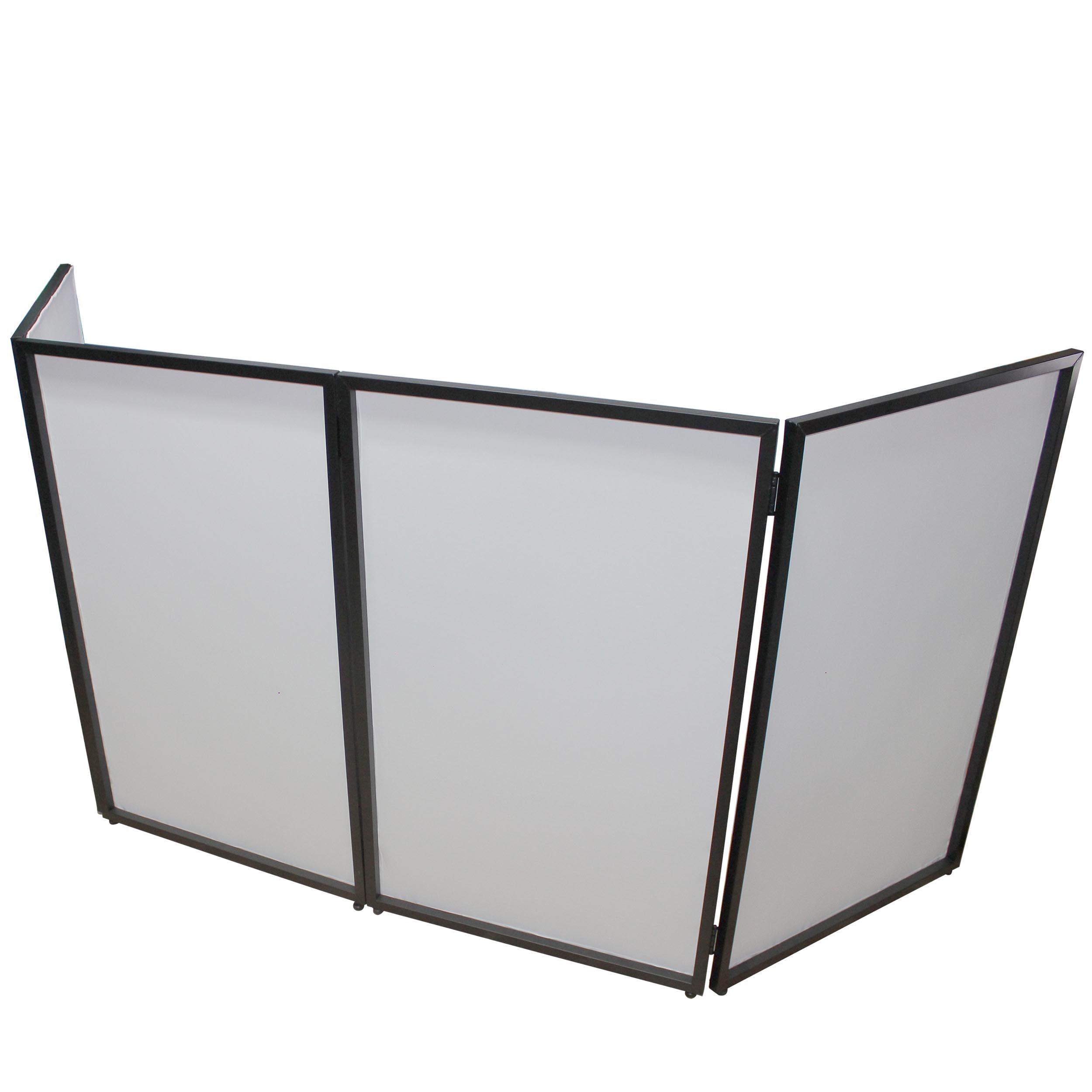 ProX XF-4X3048BMK2 4 Panel DJ Facade with Black and White Scrims