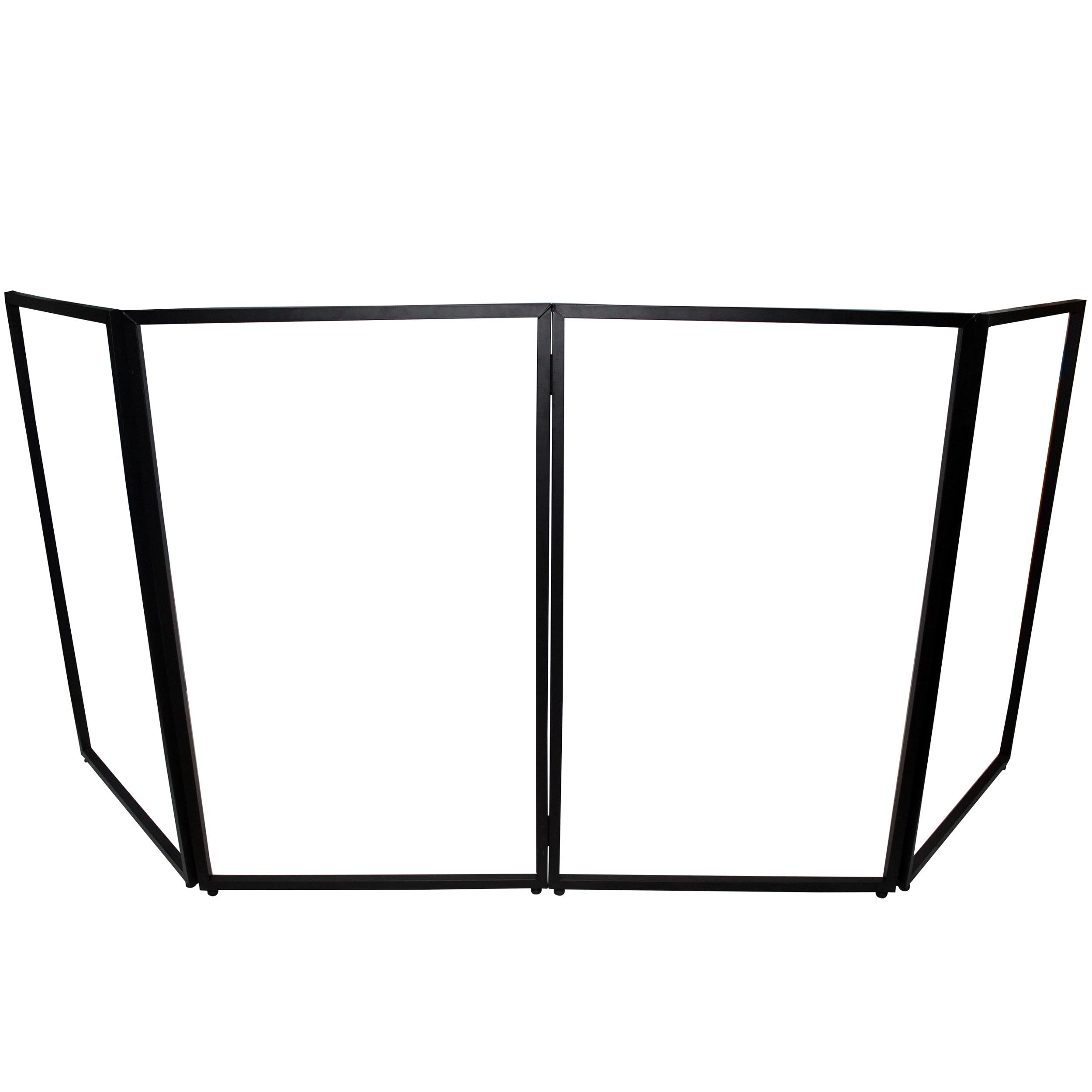 ProX XF-4X3048BMK2 4 Panel DJ Facade with Black and White Scrims