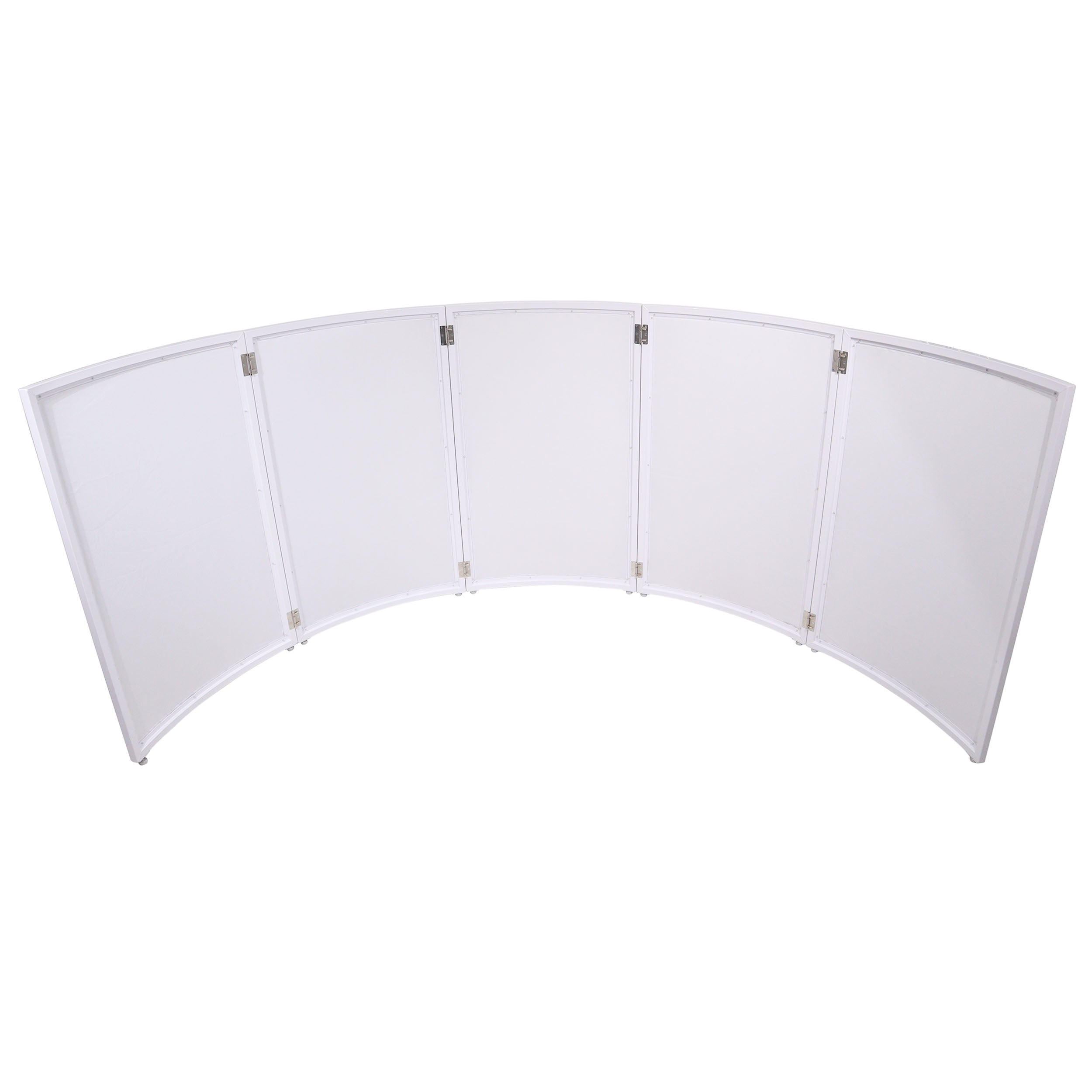 ProX XF-LUNAWH Five Panel DJ Facade with Black and White Scrim