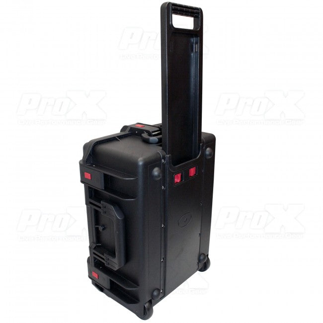 ProX VaultX Medium Universal Watertight Case W/Extendable Handle, Wheels and Pluck-N-Pak™ Foam