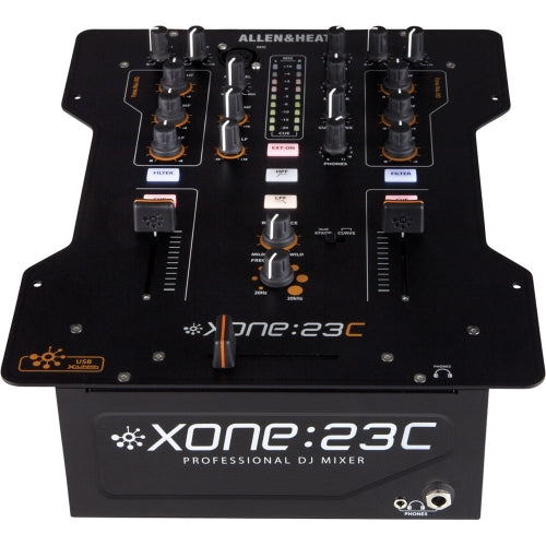 Allen & Heath XONE:23C 4 Channel Professional DJ Mixer w/ Internal Sound Card