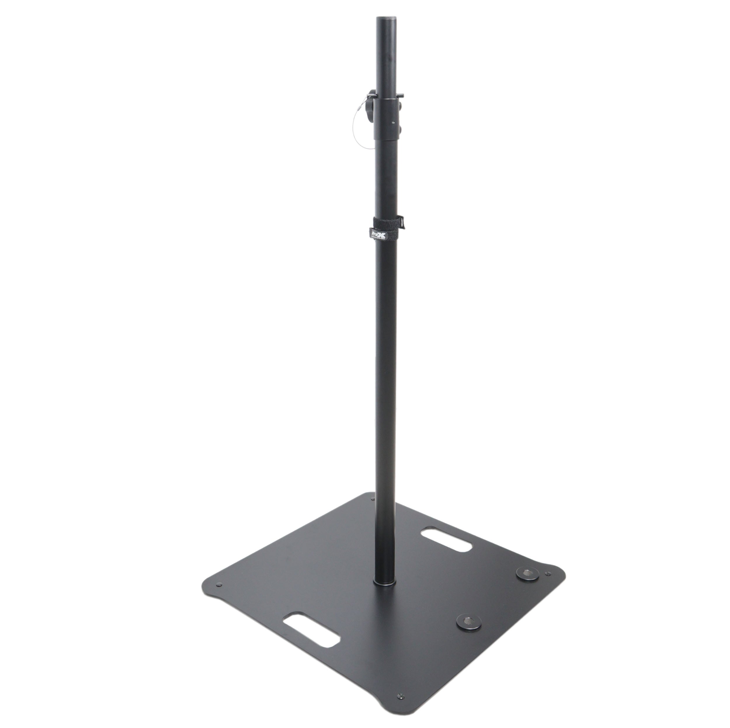 ProX X-POLARISBLX2 Portable Speaker and Lighting Dual Stand Kit with Base Plate and Carry Bags (Black)